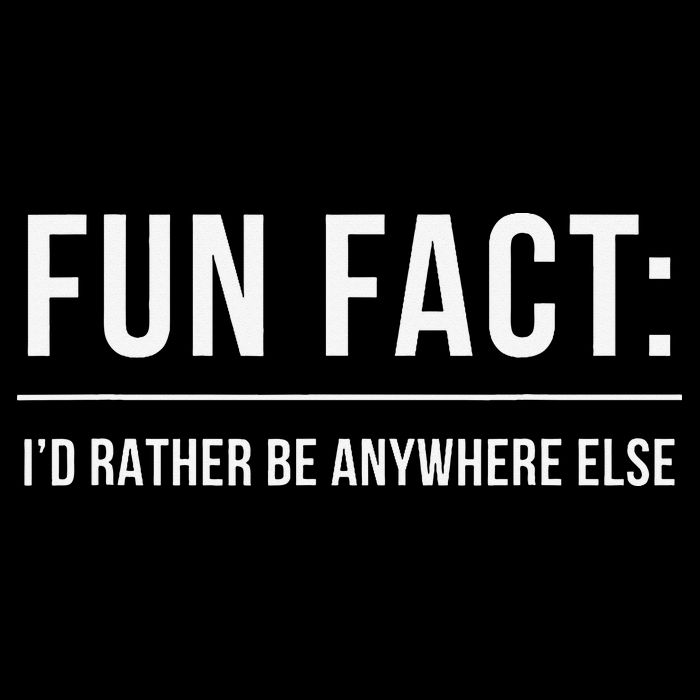 Fun Fact Id Rather Be Anywhere Else Funny Meme Impact Tech Backpack