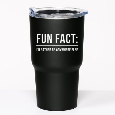 Fun Fact Id Rather Be Anywhere Else Funny Meme Tumbler