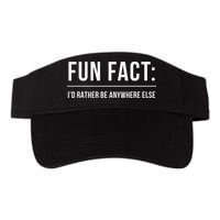 Fun Fact Id Rather Be Anywhere Else Funny Meme Visor