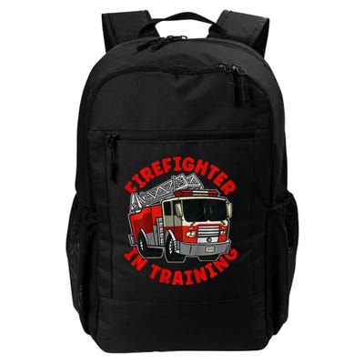 funny Firefighter In Training Fire Truck  Daily Commute Backpack