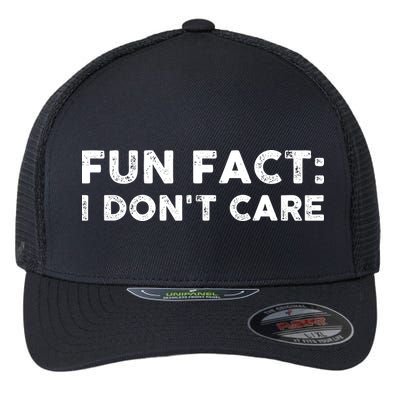 Fun Fact: I Don't Care Flexfit Unipanel Trucker Cap