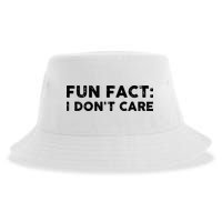 Fun Fact: I Don't Care Sustainable Bucket Hat