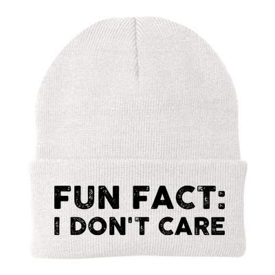 Fun Fact: I Don't Care Beanie