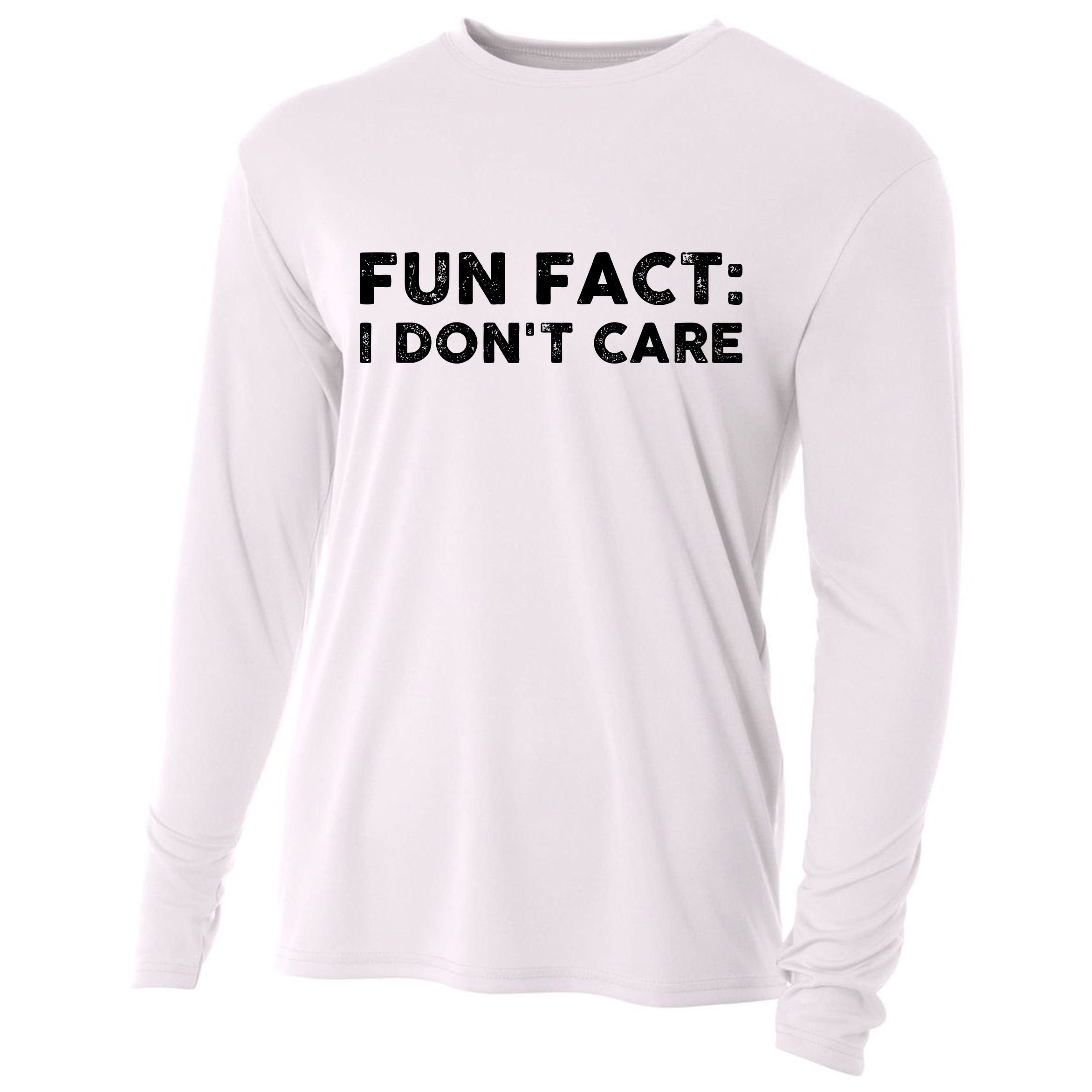 Fun Fact: I Don't Care Cooling Performance Long Sleeve Crew
