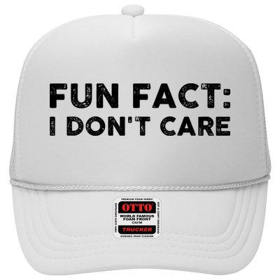 Fun Fact: I Don't Care Hat