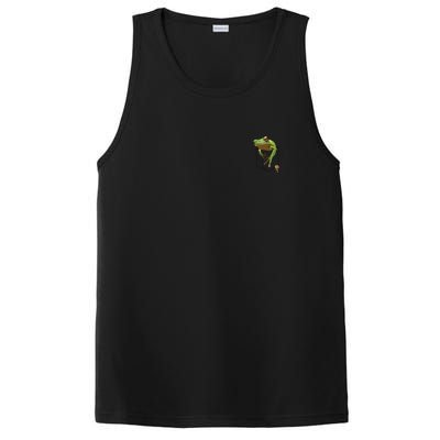 Fun Frog In A Pocket Goblincore Design Frog Lovers PosiCharge Competitor Tank