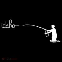 Fly Fish Idaho With White Text Trout Fishing Magnet