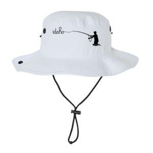 Fly Fish Idaho With White Text Trout Fishing Legacy Cool Fit Booney Bucket Hat