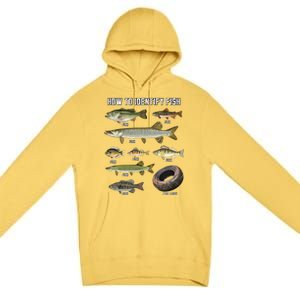 Funny Fish Identification Premium Pullover Hoodie