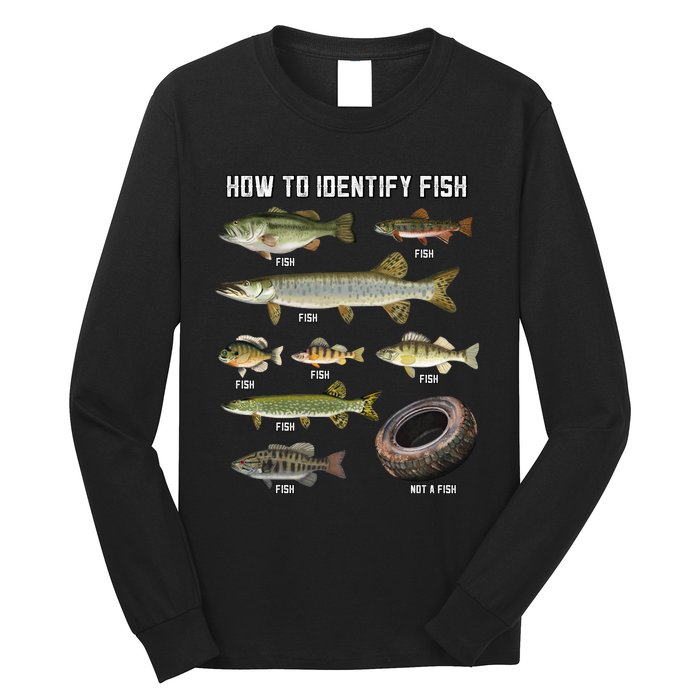 Funny Fish Identification Long Sleeve Shirt