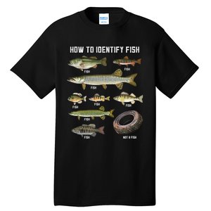 Funny Fish Identification Tall T-Shirt