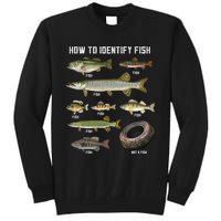 Funny Fish Identification Tall Sweatshirt