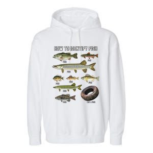 Funny Fish Identification Garment-Dyed Fleece Hoodie