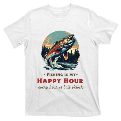 Funny Fishing Is My Happy Hour T-Shirt