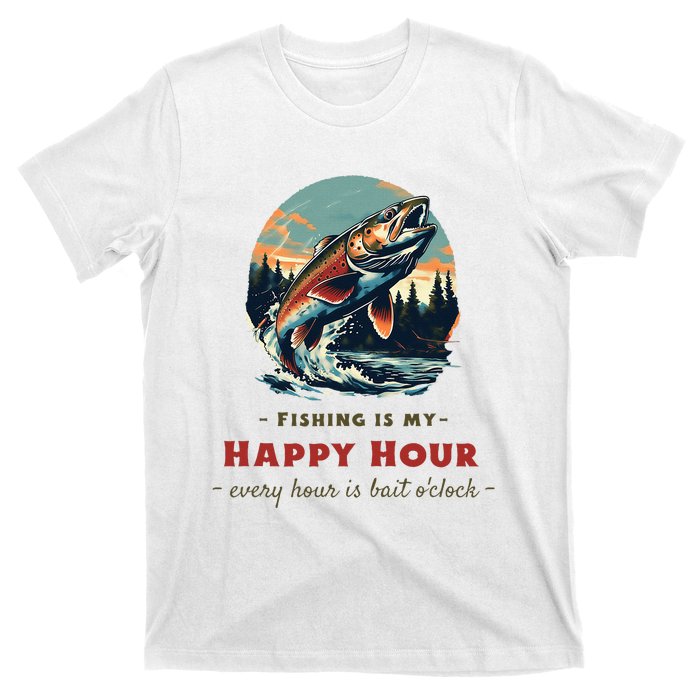 Funny Fishing Is My Happy Hour T-Shirt