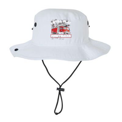 Firefighter Fire I Still Play With Firetrucks Funny Gift Legacy Cool Fit Booney Bucket Hat