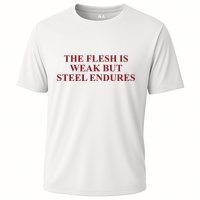 Fantasyinitiative Fantasy Initiative By Fire And Steel The Flesh Is Weak But Ste Performance Shirt