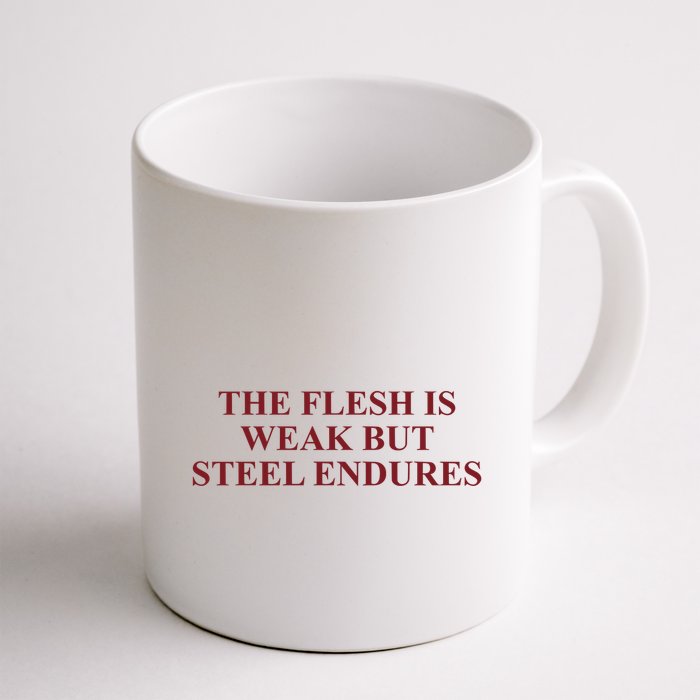 Fantasyinitiative Fantasy Initiative By Fire And Steel The Flesh Is Weak But Ste Mug