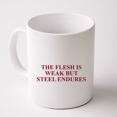 Fantasyinitiative Fantasy Initiative By Fire And Steel The Flesh Is Weak But Ste Mug