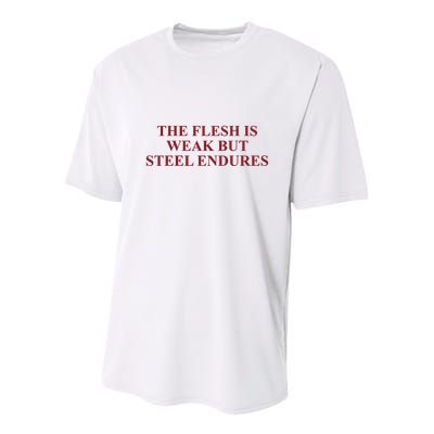 Fantasyinitiative Fantasy Initiative By Fire And Steel The Flesh Is Weak But Ste Youth Performance Sprint T-Shirt