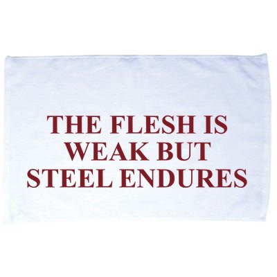 Fantasyinitiative Fantasy Initiative By Fire And Steel The Flesh Is Weak But Ste Microfiber Hand Towel