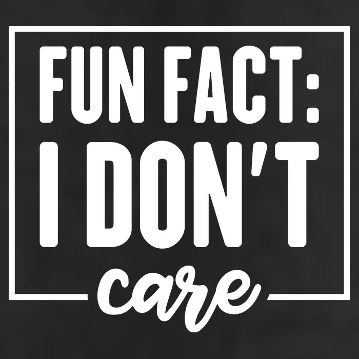 Fun Fact I Don't Care 7 Panel Mesh Trucker Snapback Hat