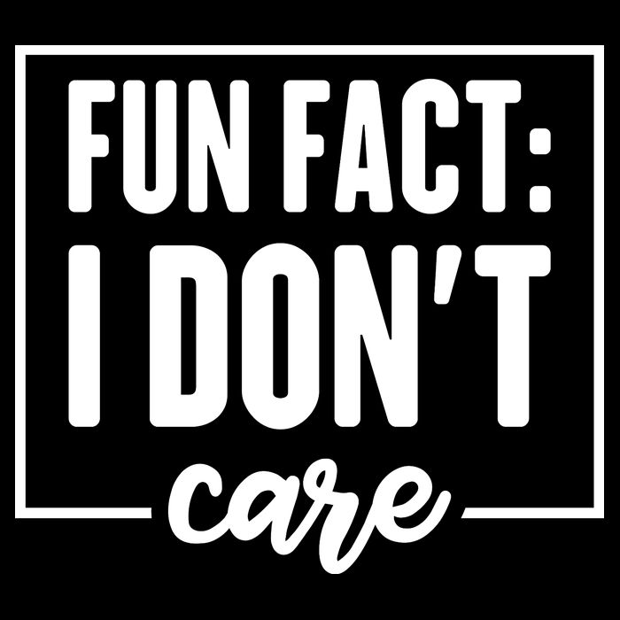 Fun Fact I Don't Care Backpack