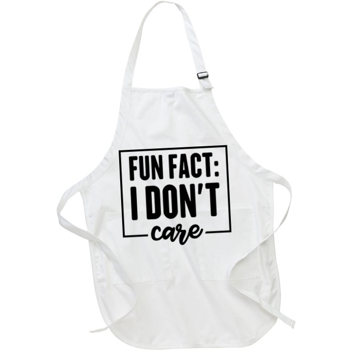 Fun Fact I Don't Care Apron
