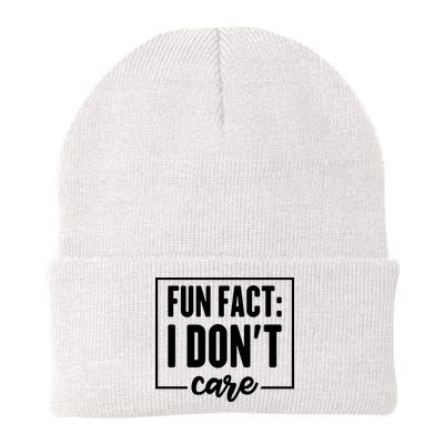 Fun Fact I Don't Care Beanie