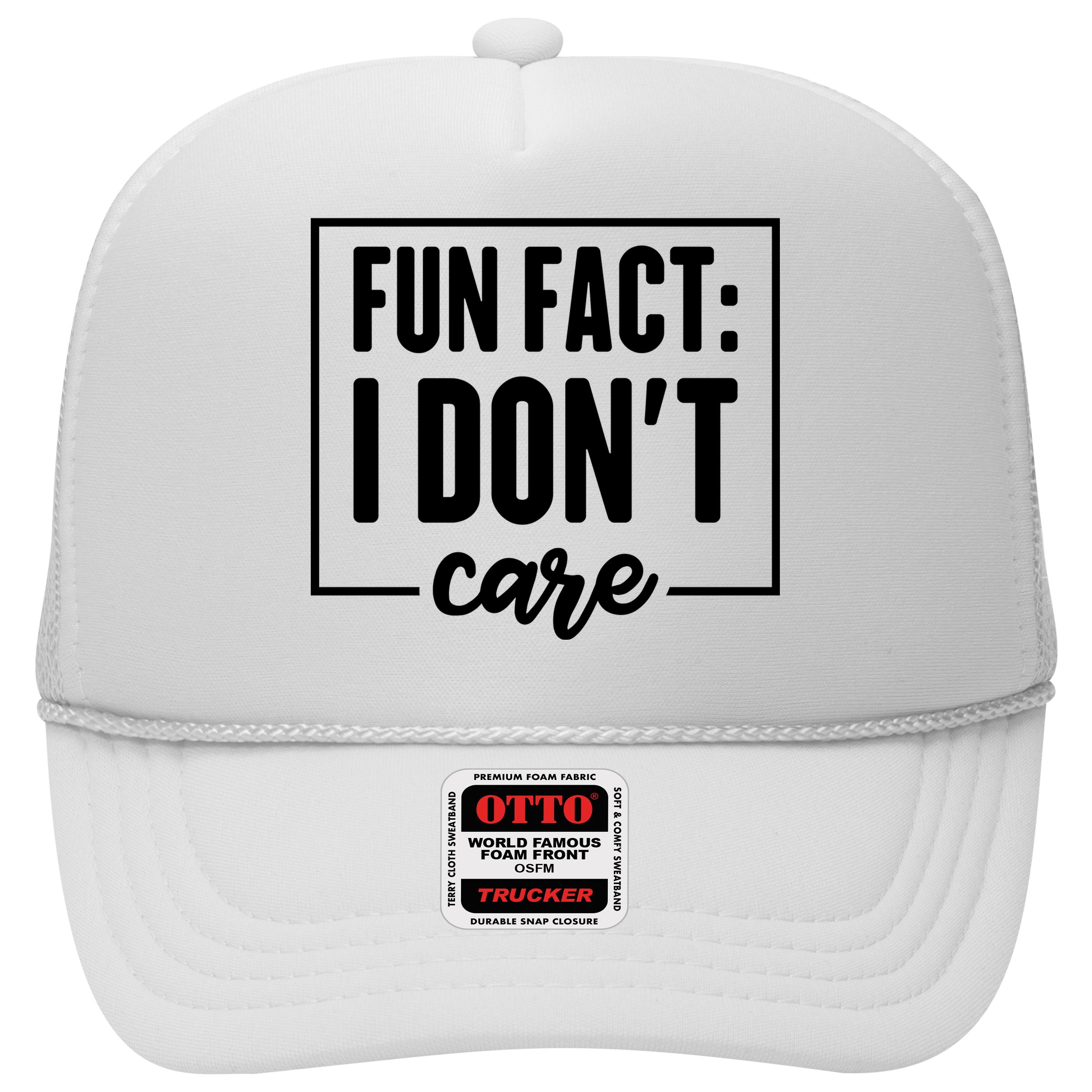 Fun Fact I Don't Care Hat