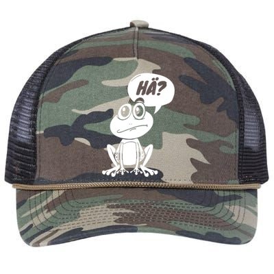 Frog Fun Irony Retro Rope Trucker Hat Cap