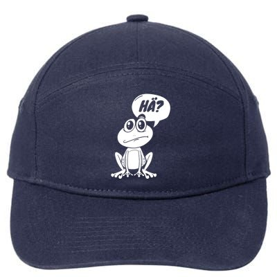 Frog Fun Irony 7-Panel Snapback Hat