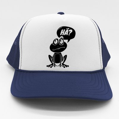 Frog Fun Irony Trucker Hat