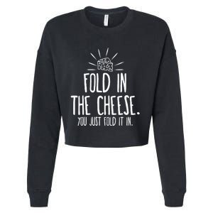 Funny Fold In The Cheese Cropped Pullover Crew