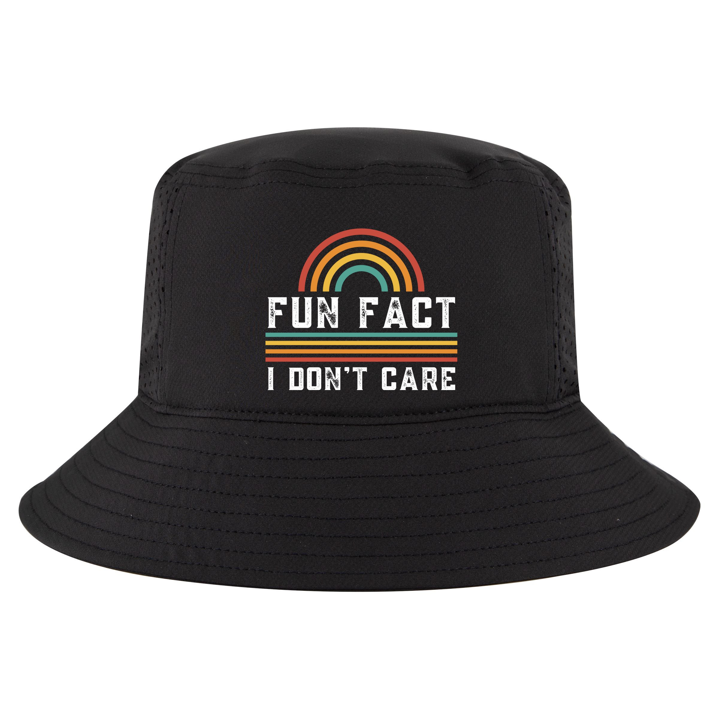 Fun Fact I DonT Care Cool Comfort Performance Bucket Hat