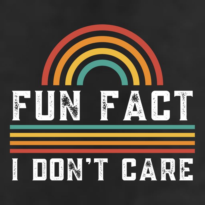 Fun Fact I DonT Care 7 Panel Mesh Trucker Snapback Hat