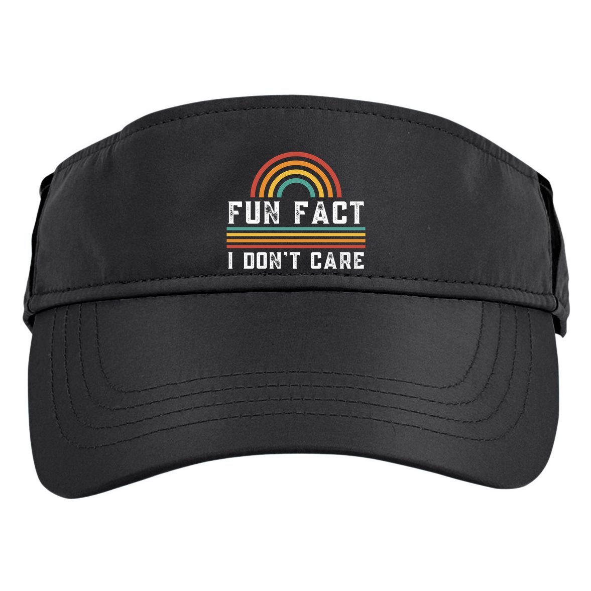 Fun Fact I DonT Care Adult Drive Performance Visor