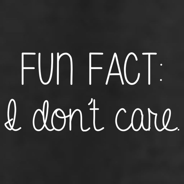Fun Fact I Don't Care Funny 7 Panel Mesh Trucker Snapback Hat