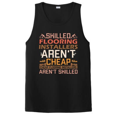 Funny Flooring Installer Carpet Sarcastic Saying Contractor PosiCharge Competitor Tank