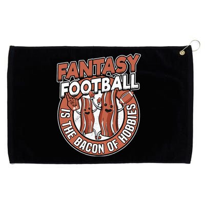 Fantasy Football Is The Bacon Of Hobbies Funny Draft Party Grommeted Golf Towel