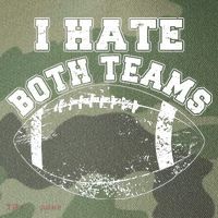 Funny Football I Hate Both Teams Legacy Tie Dye Trucker Hat
