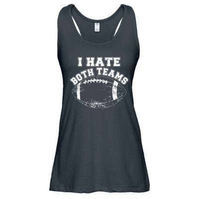 Funny Football I Hate Both Teams Ladies Essential Flowy Tank