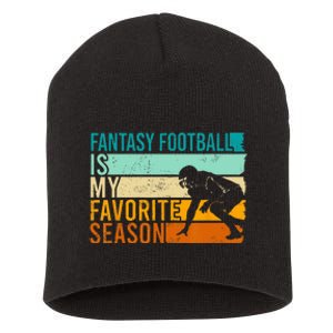 Fantasy Football Is My Favorite Season Fantasy Football Short Acrylic Beanie