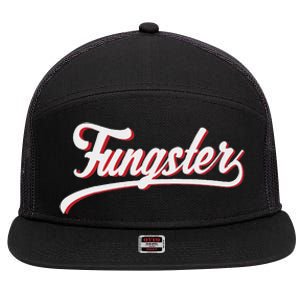 Fungster Funny Intermittent Fasting Lovers Keto Diet Fans 7 Panel Mesh Trucker Snapback Hat