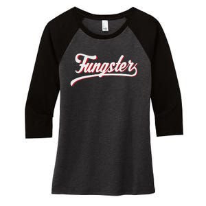 Fungster Funny Intermittent Fasting Lovers Keto Diet Fans Women's Tri-Blend 3/4-Sleeve Raglan Shirt