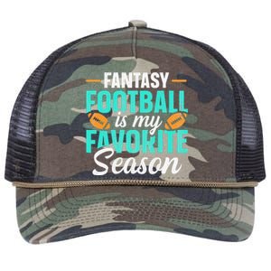 Fantasy Football Is My Favorite Season Fantasy Football Retro Rope Trucker Hat Cap