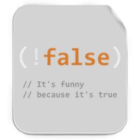 Funny False Its Funny Because Its True Programmer Joke Permanent Decal Sticker
