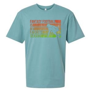 Fantasy Football Is My Favorite Season Fantasy Football Sueded Cloud Jersey T-Shirt