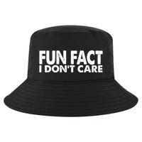 Fun Fact I Dont Care Funny Cool Comfort Performance Bucket Hat