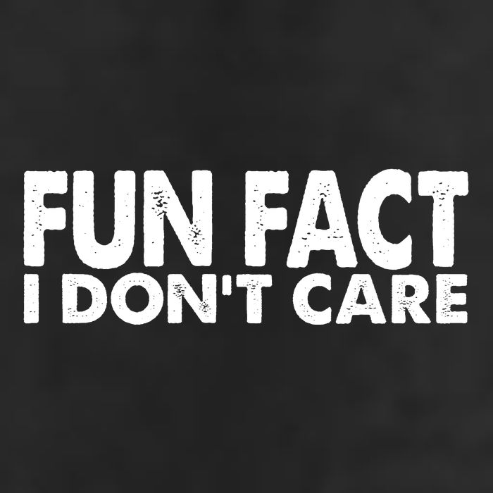 Fun Fact I Dont Care Funny Cool Comfort Performance Bucket Hat